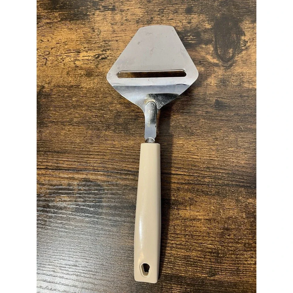 Vintage EKCO Cheese Plane‎ Butter Slicer Veggie Cutter Beige Plastic Handle USA